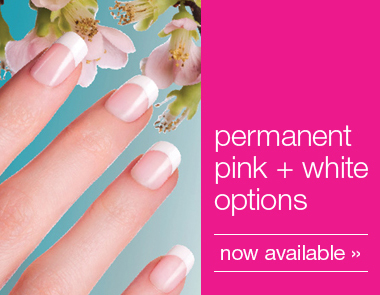 permanent pink and white options